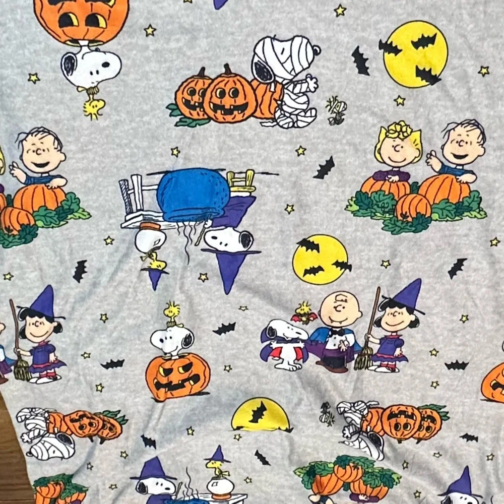 Peanuts Snoopy Halloween Nightgown Kids 8 NWT‎ Flame Resistant with eyelet lace